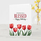 Carte d'anniversaire Fleur de Printemps (Fleur jaune)