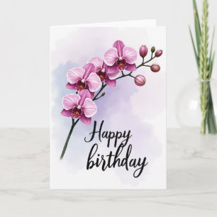 Carte d'anniversaire Fleur de rêve