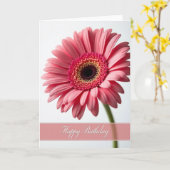 Carte d'anniversaire Fleur de Rose Joyeuse (Fleur jaune)