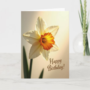 Carte d'anniversaire Fleur Éclatante