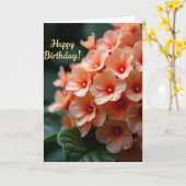 Carte d'anniversaire Fleur Joyeuse (Fleur jaune)