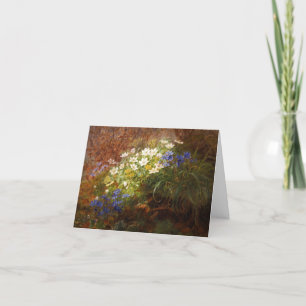 Carte d'anniversaire fleur sauvage