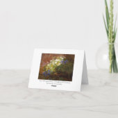 Carte d'anniversaire fleur sauvage (Dos)