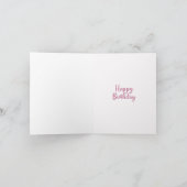Carte d'anniversaire fleur sauvage Floral (Intérieur)