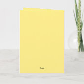 Carte d'anniversaire Fleur sauvage joyeuse (Dos)