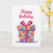 Carte d'anniversaire Fleur Vibrante (Fleur jaune)