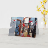 Carte d'anniversaire "Flex Your Pipes" (Fleur jaune)