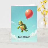 Carte d'anniversaire Floating Wonder (Fleur jaune)
