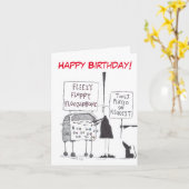 Carte d'anniversaire Floozaphone (Fleur jaune)