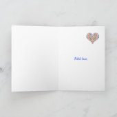 Carte d'Anniversaire Floral Art (Intérieur)