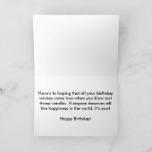 Carte d'anniversaire florale (Intérieur)