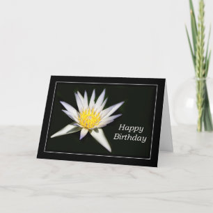Carte d'anniversaire florale