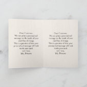 Carte d'anniversaire florale (Intérieur)