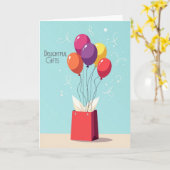 Carte d'anniversaire florale (Fleur jaune)