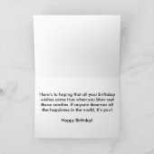 Carte d'anniversaire florale (Intérieur)
