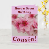 Carte d'anniversaire florale brillante et audacieu (Fleur jaune)