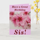 Carte d'anniversaire florale brillante et audacieu (Fleur jaune)