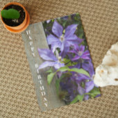 Carte d'anniversaire florale Clématite Violette