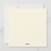 Carte d'anniversaire florale colorée. (Dos)