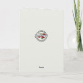 Carte d'anniversaire florale de la Vierge catholiq (Dos)