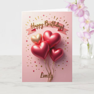 Carte d'anniversaire florale délicieuse en florais