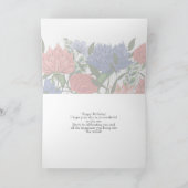 Carte d'anniversaire florale indienne (Intérieur)