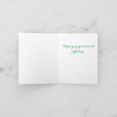 carte d'anniversaire florale joyeuse anniversaire (Intérieur)