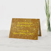 Carte d'anniversaire florale la plus élégante (Devant)