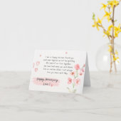 Carte d'anniversaire florale mignonne (Fleur jaune)
