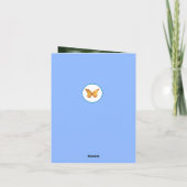 Carte d'anniversaire florale pour elle (Dos)