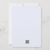 Carte d'anniversaire florale Rose Bleue Violette (Dos)
