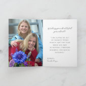 Carte d'anniversaire florale rustique en retard (Intérieur)