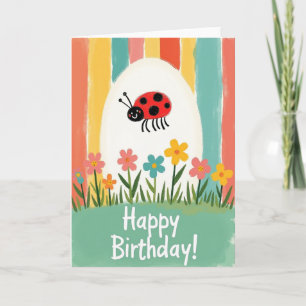 Carte d'anniversaire florale Sweet Garden
