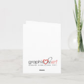 Carte d'anniversaire Folk Art Whale (Dos)