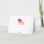 Carte d'anniversaire Foxy (Dos)