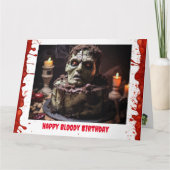 Carte d'anniversaire Frankenstein (Devant)