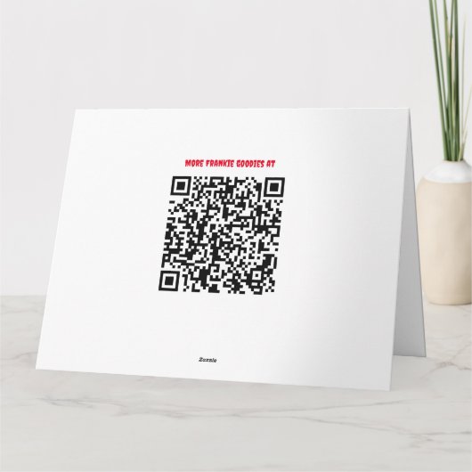 Carte d'anniversaire Frankenstein (Dos)