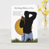 Carte d'anniversaire : Fresh Outlook (Fleur jaune)