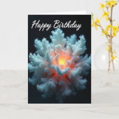 Carte d'anniversaire Frost Bloom (Fleur jaune)