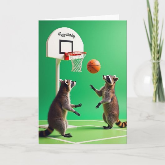 Carte d'anniversaire Fun Hoops (Devant)