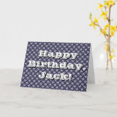 Carte d'anniversaire Fun Jacks (Fleur jaune)