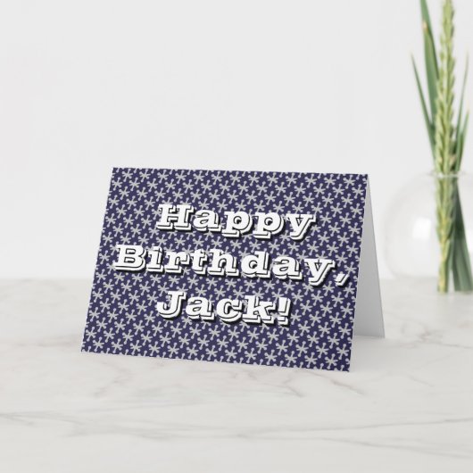 Carte d'anniversaire Fun Jacks (Devant)