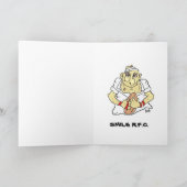 CARTE D'ANNIVERSAIRE FUNNY RUGBY (Intérieur)