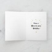 Carte d'anniversaire Fusée spatiale pour enfants (Intérieur)