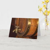 CARTE D'ANNIVERSAIRE FÛT DE BOURBON (Fleur jaune)