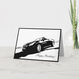 Carte d'anniversaire G37 Convertible