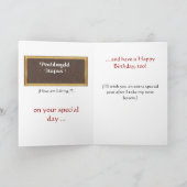 Carte d'anniversaire galloise (Intérieur)