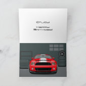 Carte d'anniversaire Garage (Intérieur)