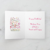 Carte d'anniversaire - Garden Party (Intérieur)