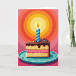 Carte d'anniversaire Gâteau à étages